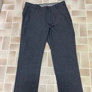 Under Armour match play slime fit heather grey golf pants size 36x34